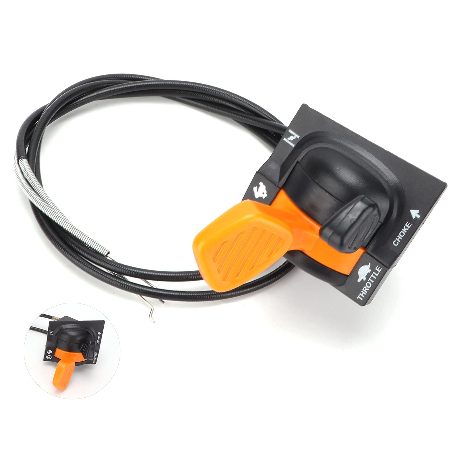 Leva dell'acceleratore con cavo AM140333 Compatibile con John Deere X305R X310 X530 X300 X300R X304 X320, X340, X360 e X534