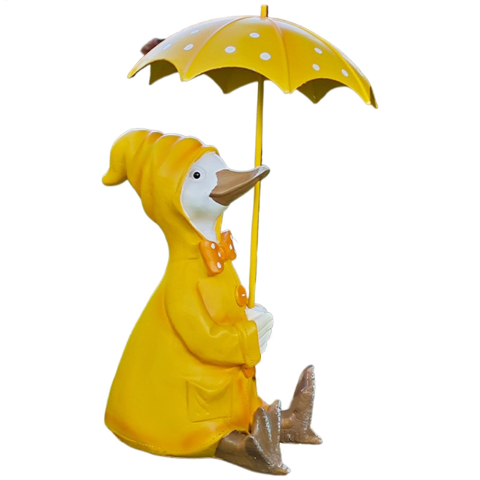 Figurines de canard de jardin anti-UV en résine pour remplacer les décorations qui décolorent