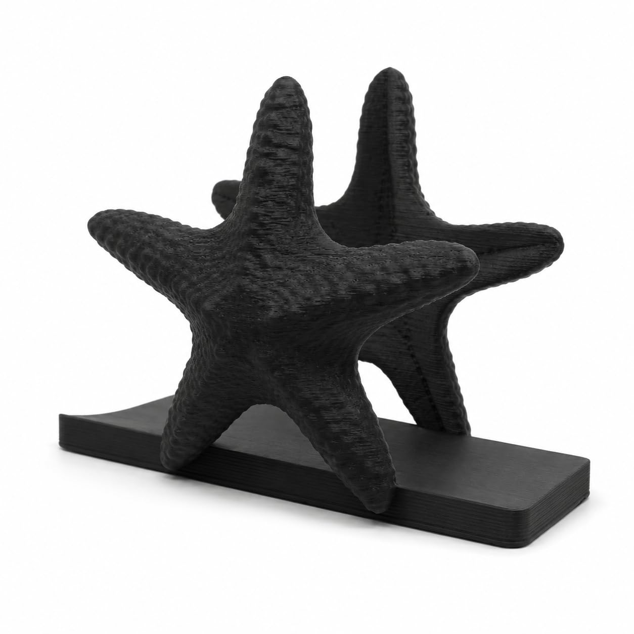 splash n color Starfish Napkin Holder – Coastal Beach Theme Kitchen Table Decor | Freestanding Paper Napkin Organizer | Nautical Ocean Seaside Dining Accessory for Home Restaurant Patio