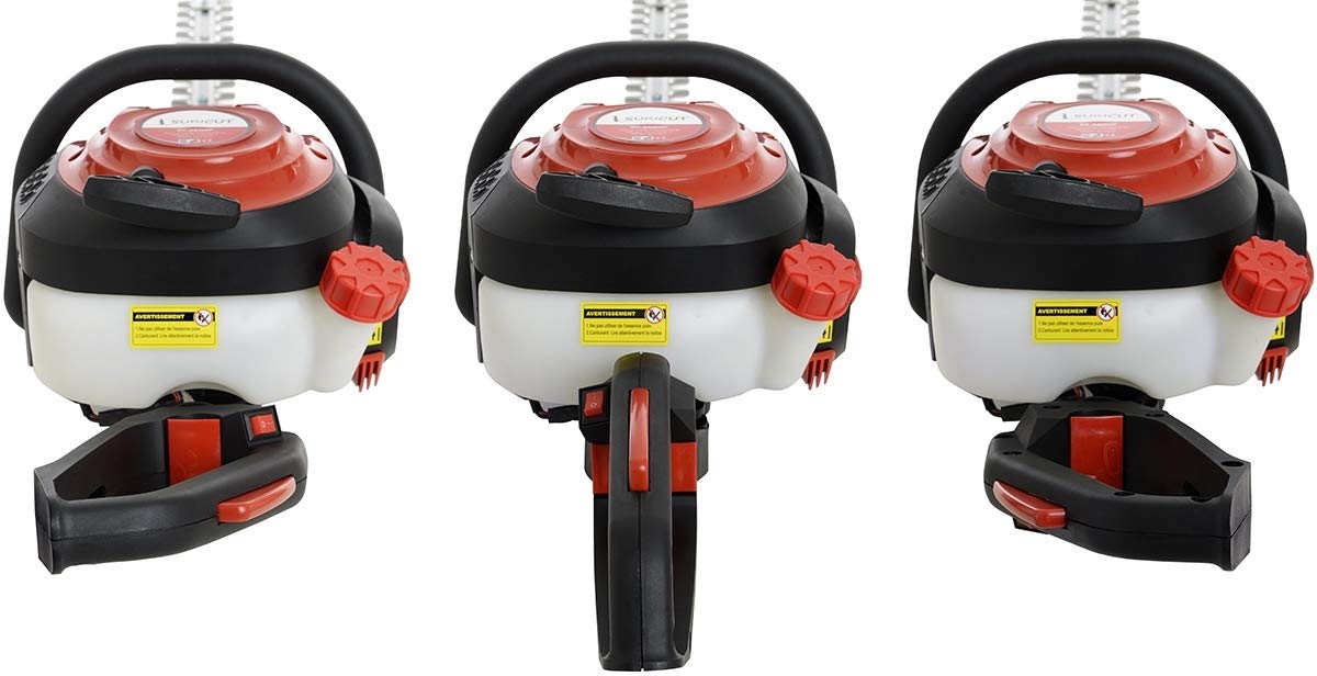 Taille-Haies Thermique Semi-Professionnel, 25.4 cm3, 1 CV, Double Lame 75 cm