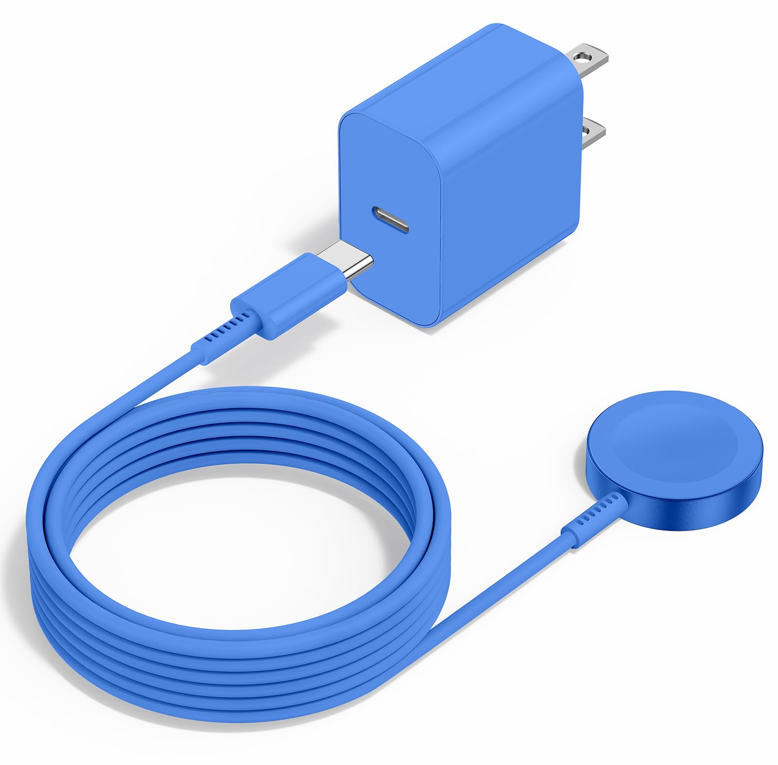 Upgraded Apple Watch Charger, iPhone Watch Charger, Magnetic iWatch Fast Charger to USB C Cable 6ft with USB C Charger Block for iWatch Series Ultra/9