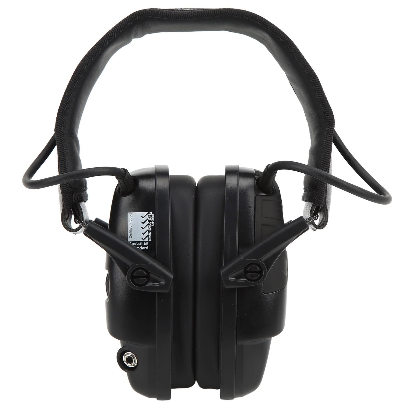 Cuffie antirumore professionali da tiro Protezione acustica Cuffie regolabili con cancellazione del rumore per cacciatori Pratica di tiro Sport all'aria aperta Plastica Legg