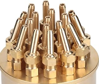 Cabeça de pulverização DN40 de 3,8 cm, bocal de fonte de forma bonita para lagos para fontes arquitetônicas