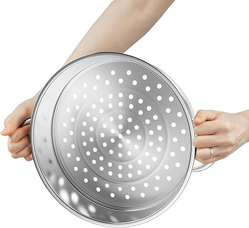 Miniatura 9 de Olla de vapor de 11 pulgadas11.0 in, olla de vapor de 5 niveles con tapa, acero inoxidable 304 de grado alimenticio, utensilios de cocina para