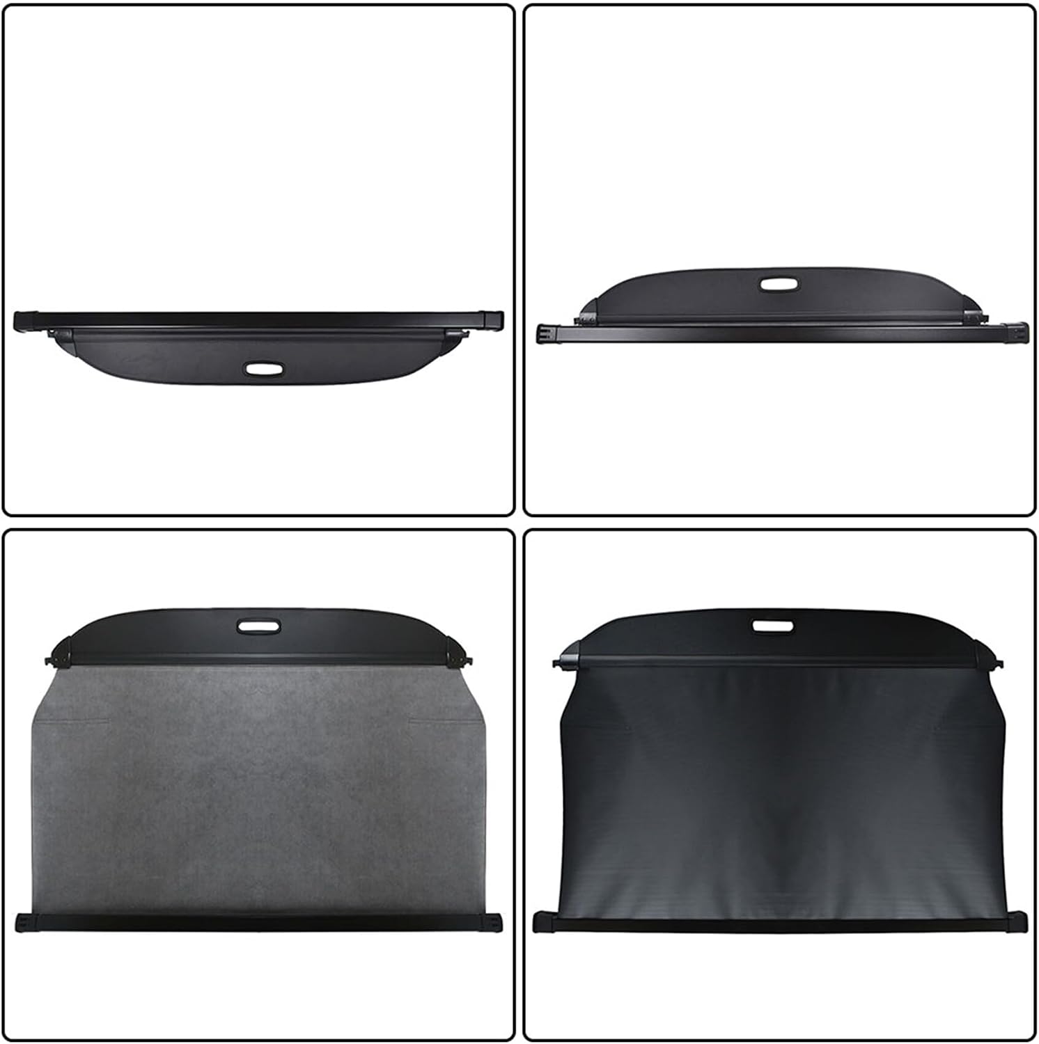 Silscvtt Black Luggage Security Shade Cover Shield Trunk Cargo Cover Replacement for 2016-2019 Kia Sorento