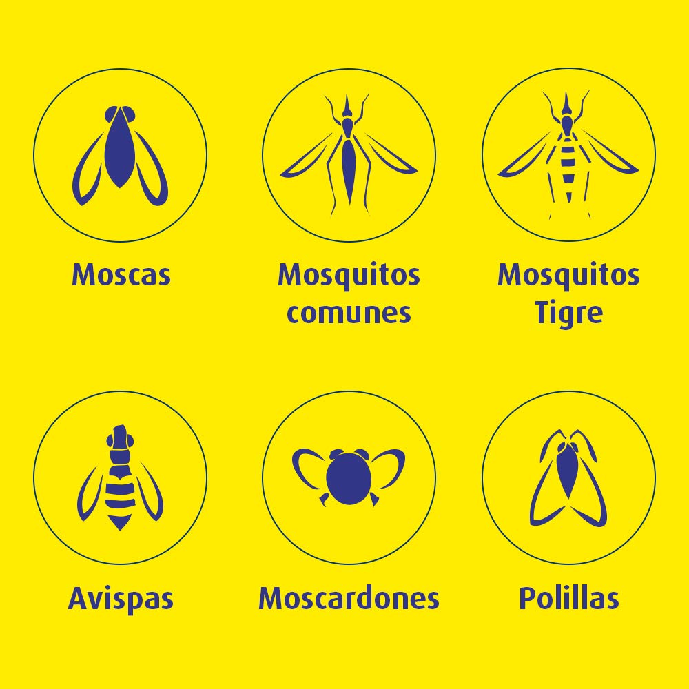 Bloom Instant Aerosol contra moscas y mosquitos 600ml, insecticida en aerosol contra insectos voladores, acción inmediata, 100% eficacia (en contacto directo)
