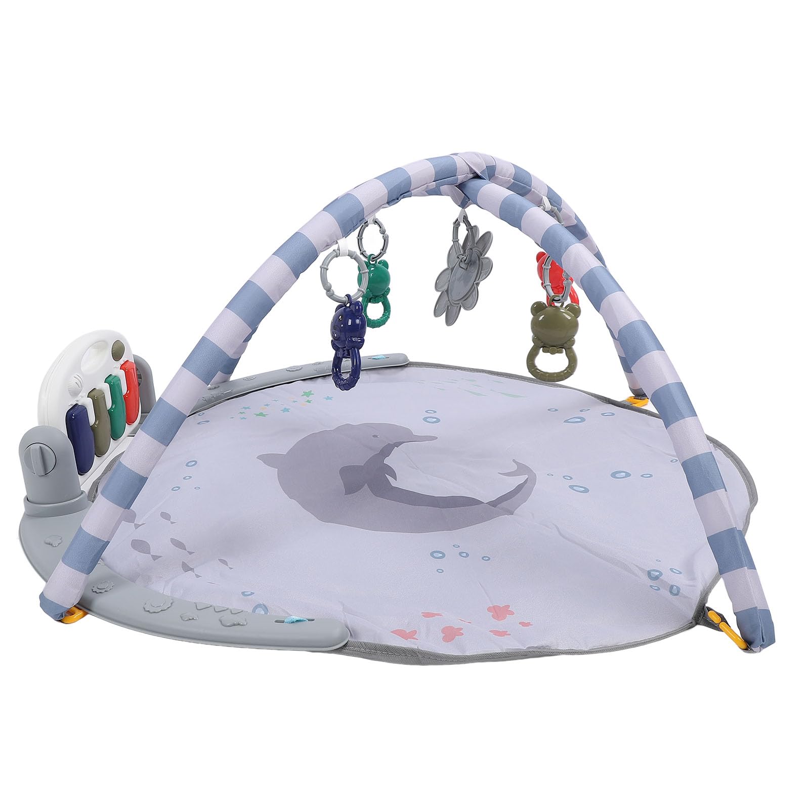 Baby Gym Play Mat Musical Learning Toy con tappetino per il tempo della pancia per pianoforte per neonati da 0 a 36 mesi giocattoli di sviluppo interattivo soft safe comodo