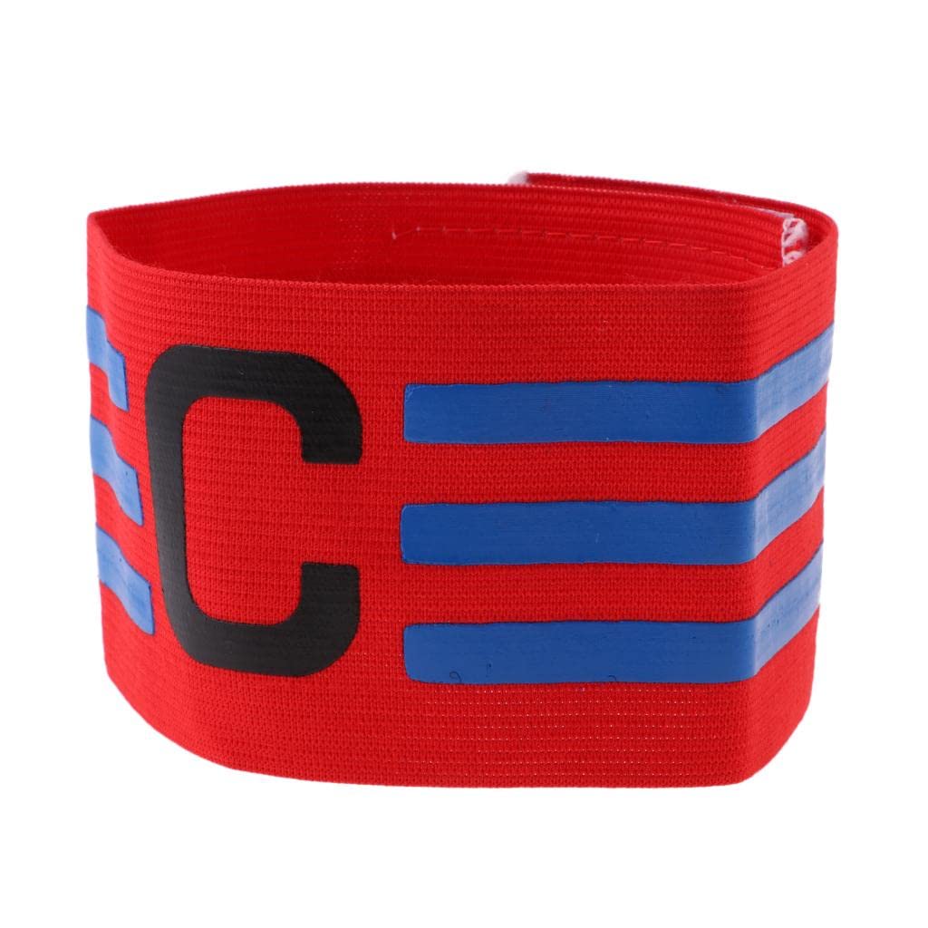atorse Football Soccer Sports Arm Adjustable Bands Captain Armband #2 red-picture-10