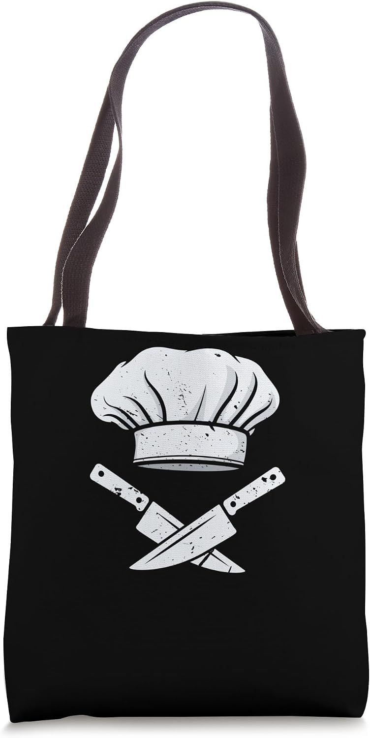 Funny Chef Hat And Cooking Tools Culinary Kitchen Cook Tote Bag