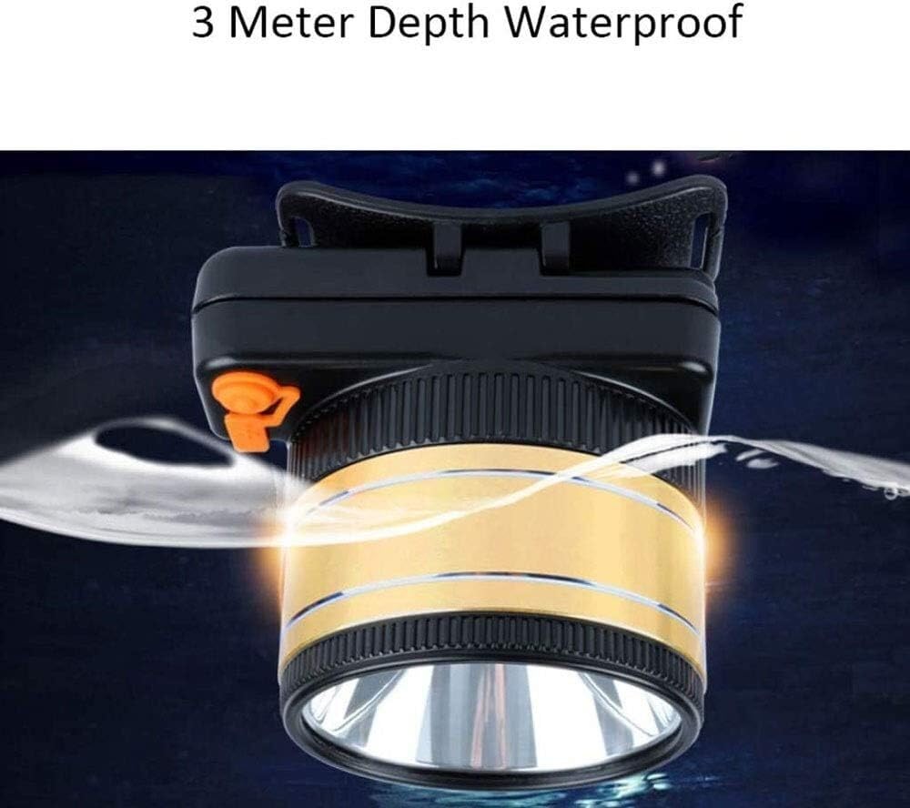 Latarka czołowa LED, reflektor LED reflektor USB ładowanie wysokiej jasnej latarki czołowej latarka latarka latarka latarnia kempingowa