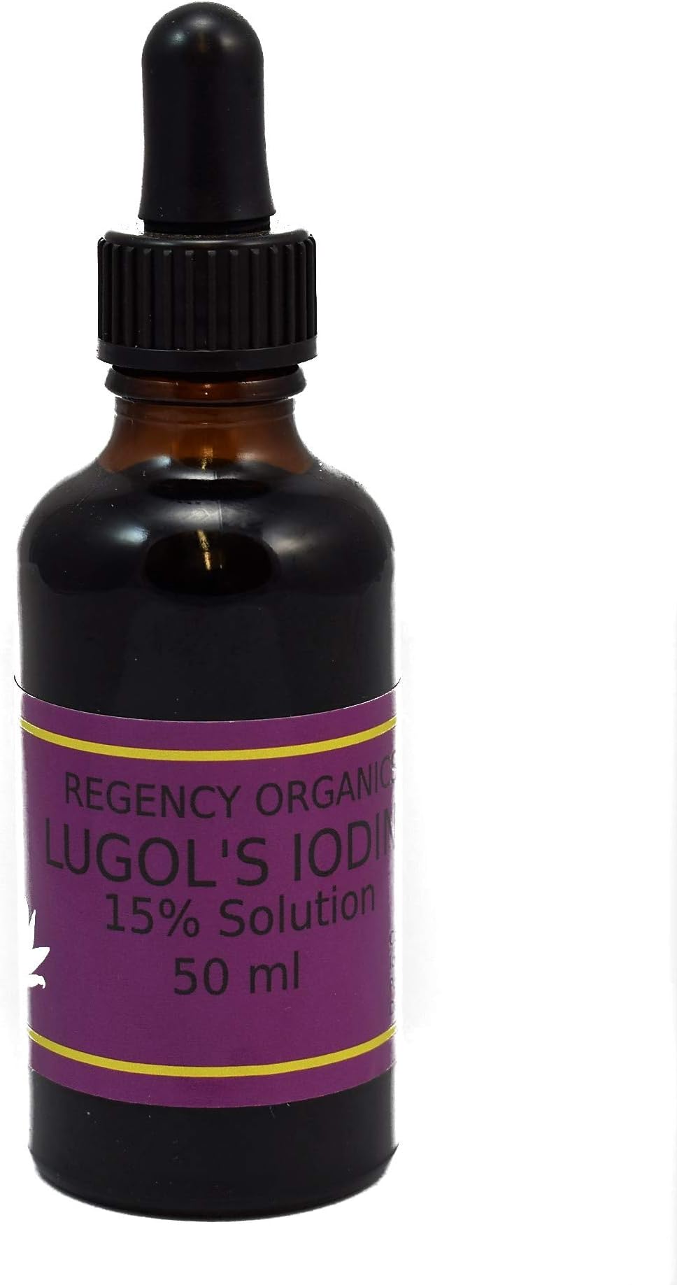 Regency Organics LUGOL'S IODINE 15% 50ml with pipette