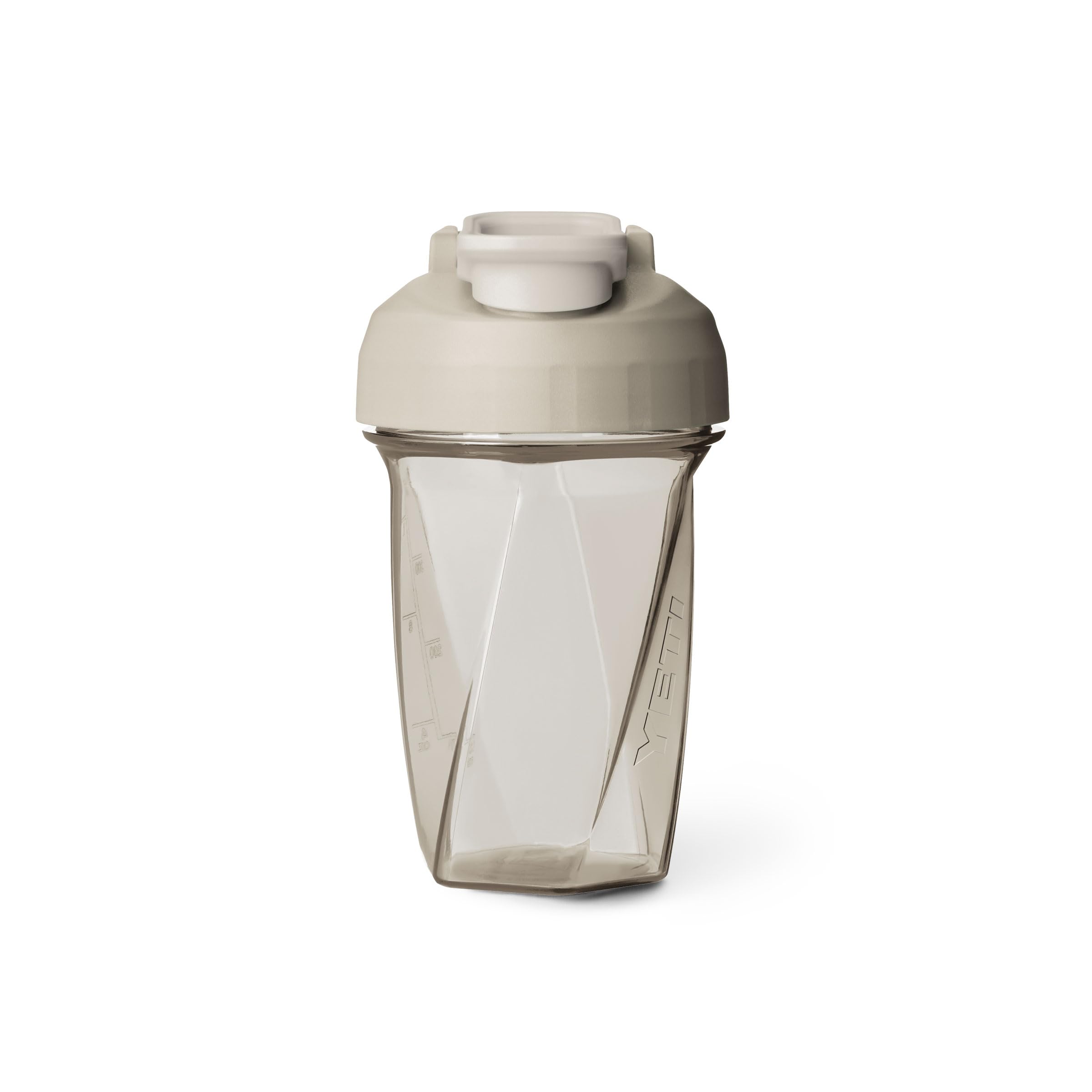 Yonder Helimix Vortex Blender Shaker Bottle Holds up to 20oz | No Blending Ball or Whisk | USA Made | Portable Pre Workout Whey Protein Drink Shaker Cup | Dishwasher Safe, Cape Taupe