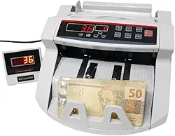 Máquina De Contar Dinheiro Cédulas Com Detecção De Falsificação De Notas Falsas Acelere seus Processos Financeiros Com Precisão Para Gestão Financeira Eficiente-110V-220V