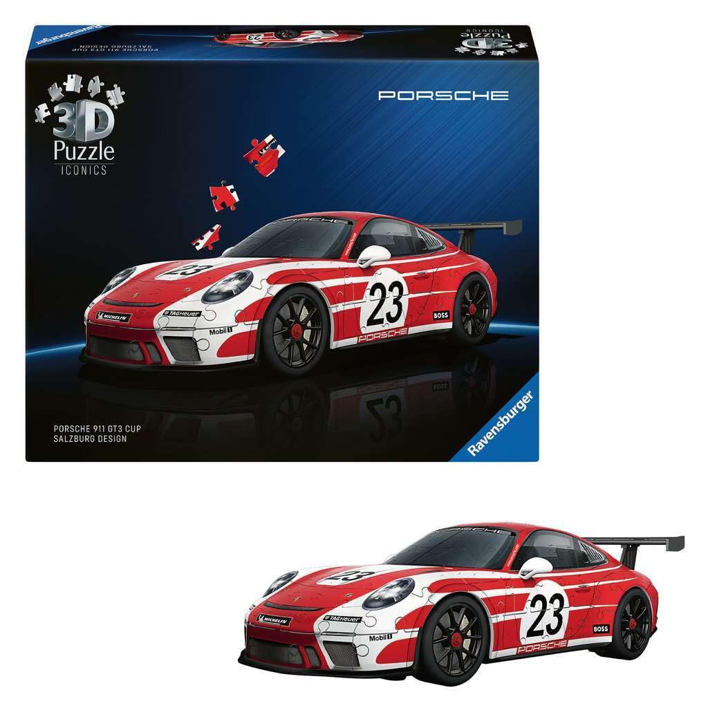 Ravensburger 3D Puzzle Iconics: Porsche 911 "Salzburg Edition: Eine wahre Ikone im 3D Puzzle Modellformat - Image 3