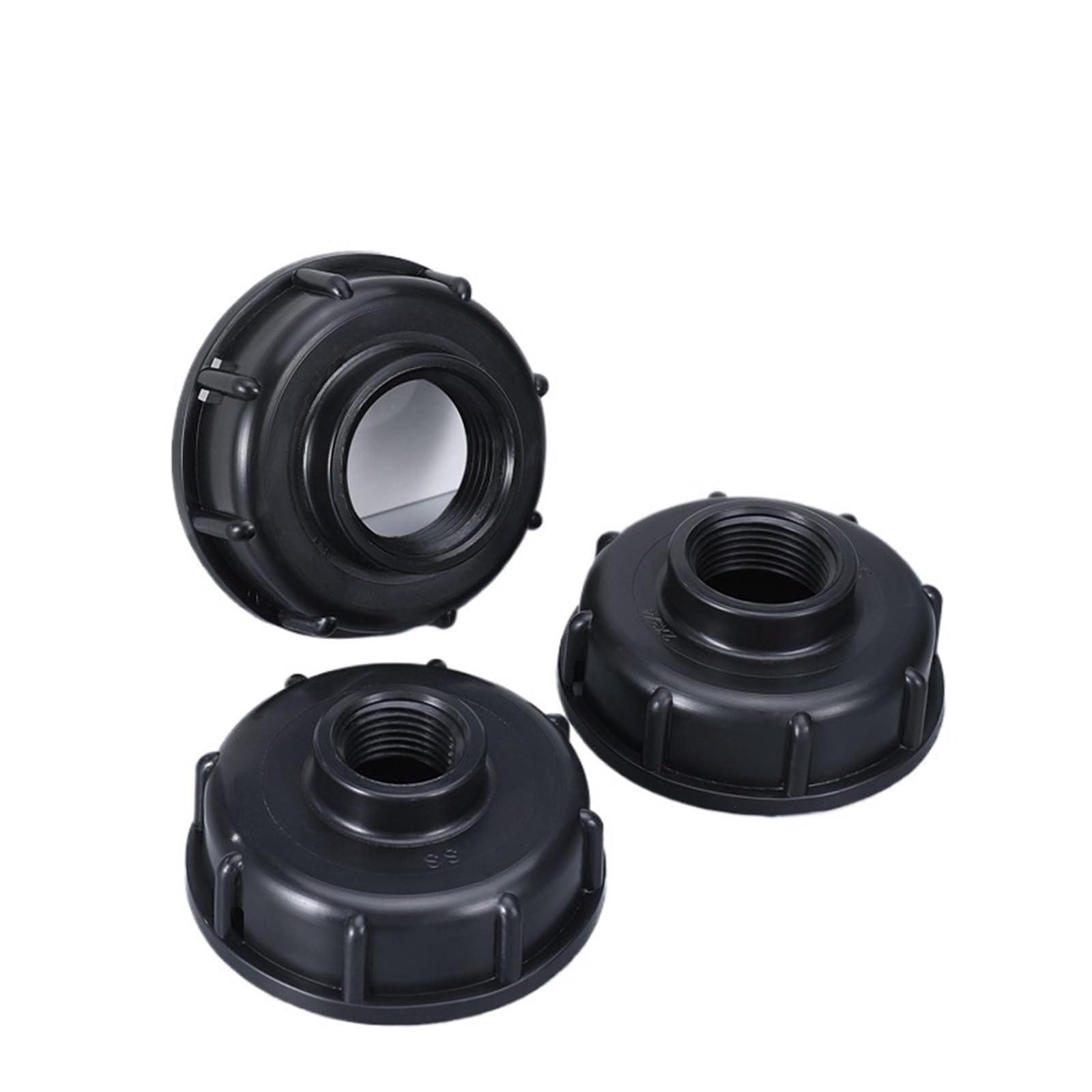 1000L IBC Tote Złączki do zbiornika S60X6 Gwint do 1/5.1 cm 3/10.2 cm 2.5 cm złącze węża ogrodowego zbiornik zawór adapter zastępczy (B)