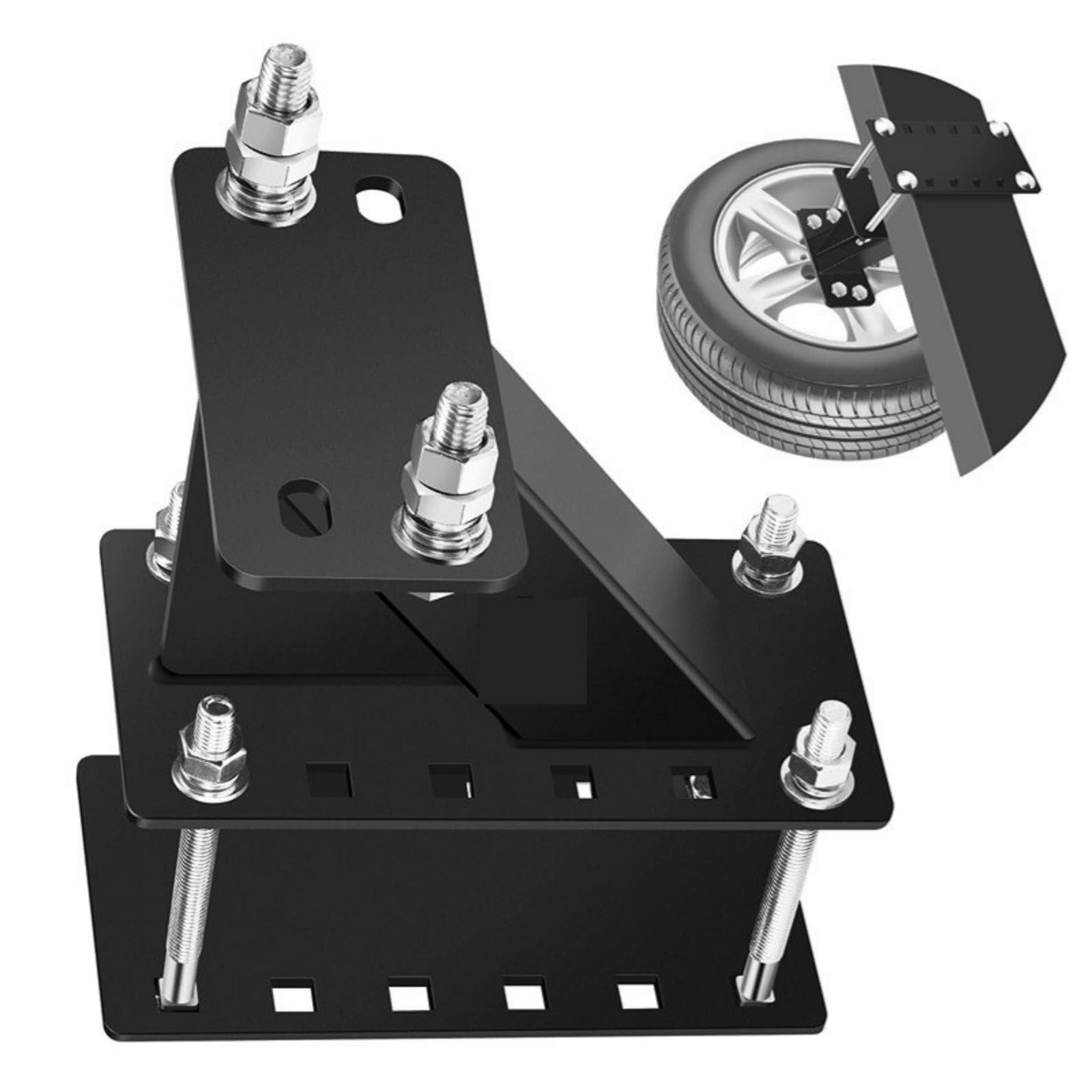 Carbon Stahl Ersatzradhalterung Schnellbaugruppe Für 4 & 5 & 6 Lugs Größe Perfekt Für Häufiges Reifenwechsel Ersatz Reifenträger Bootsanhänger