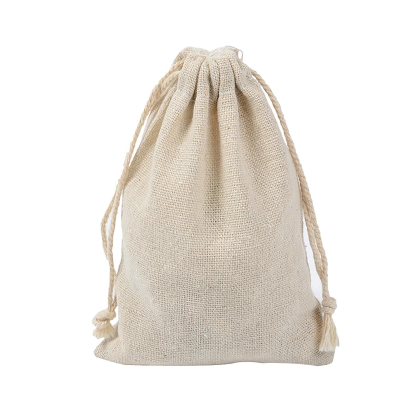 małe torby bawełniane, 20 sztuk lniane bawełniane torby do przechowywania ze sznurkiem kuchni jedzenia organizer domu worek na kurz opakowanie prezentowe duże woreczki(17x23cm(20pcs))