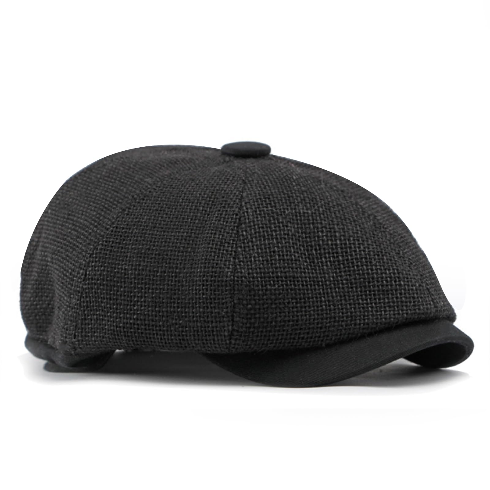 Beret Gorro Hombre, 8 Paneles Ajustable Verano Transpirable Plana Newsboy Sombrero, Moda Golf Driving Fishing Gorras para Hombre Mujere, 55-59 CM