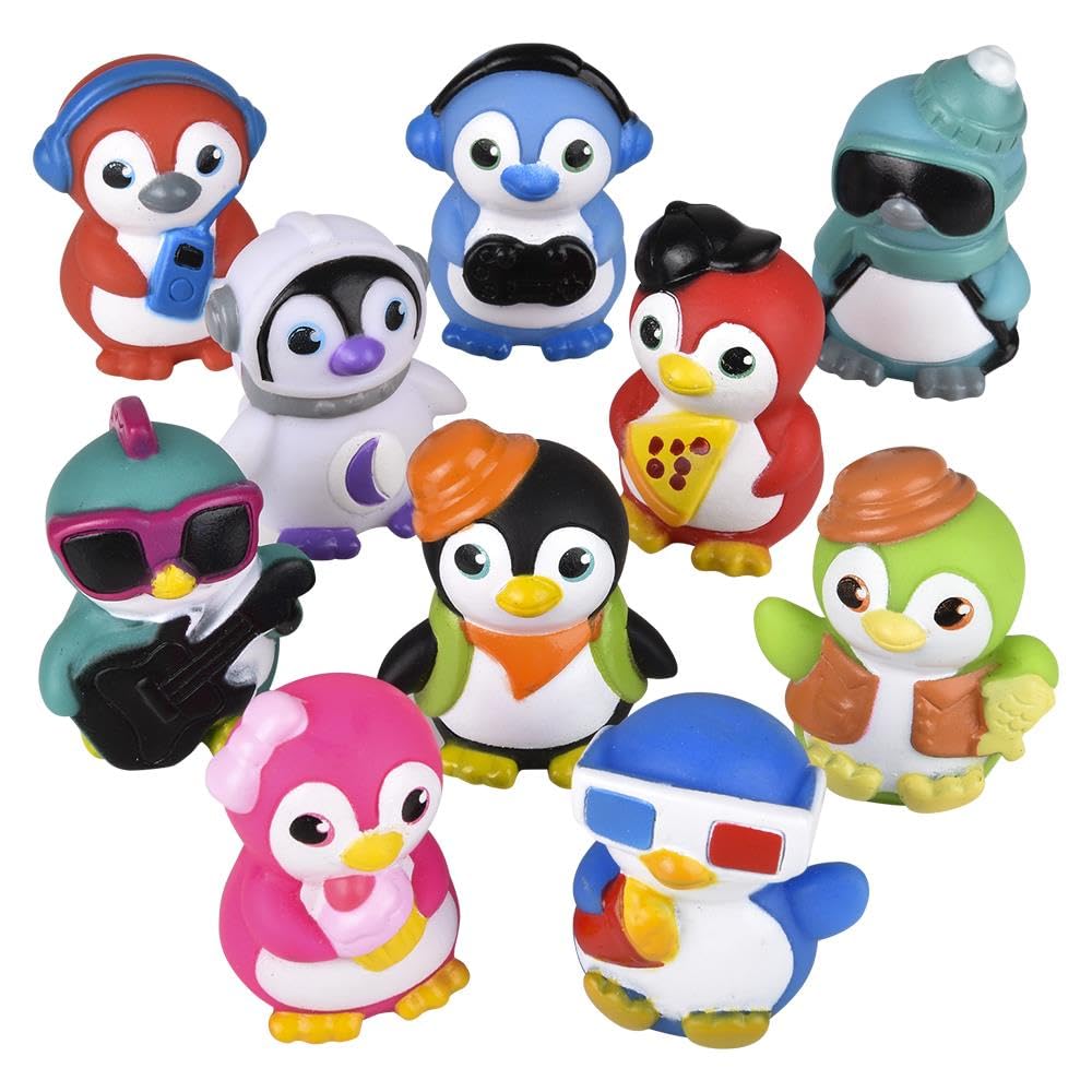 Rhode Island Novelty 2" Rubber Penguin Assortment 50 Pack