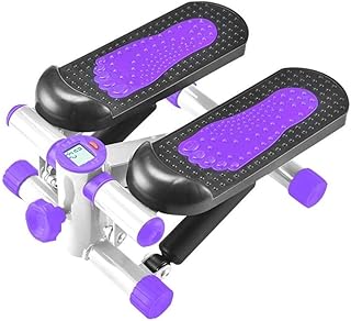 Fitness Stair Stepper For Women And Man,Mini Stepper Fitness Cardio Exercise Trainer,Stepper Exercises Equipment With LCD Monitor And Resistance Bands (Color : A) (B)