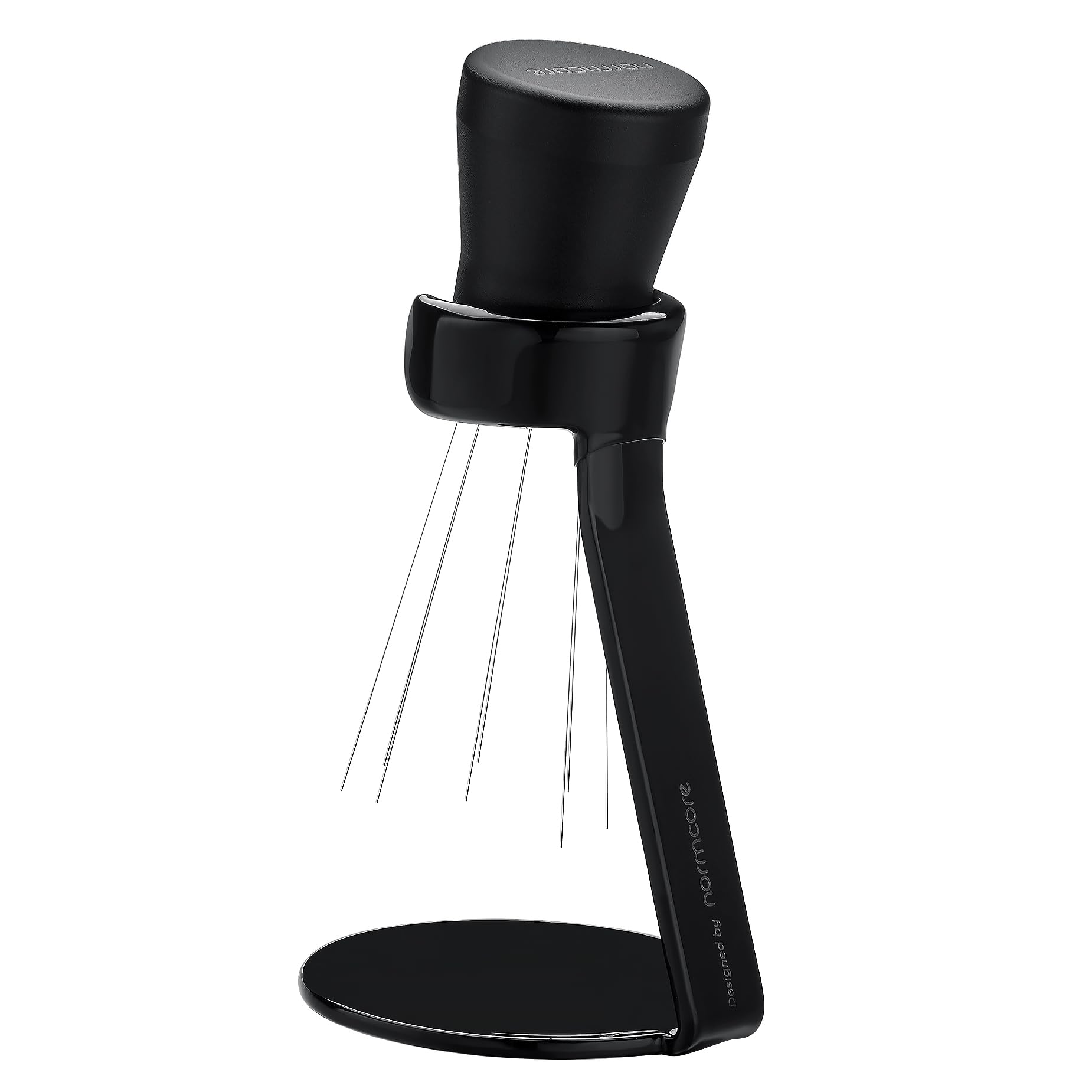 Normcore 51 mm 7-in-1 kompaktes Barista-Set: Kaffeestampfer, Verteilerwerkzeug, WDT, Dosiertrichter, Pucksieb, Stopfmatte, Siebträgerständer, Barista Essentials Kit für 51 mm Delonghi-Kaffeemaschinen