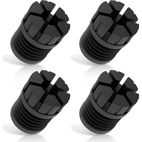 4PCS Upgraded Anti-Vibration Feet for Bambu Lab X1/X1C/P1P/P1S - High-Temp Silicone Shock Absorber, Reduce 92% Vibration & Prevent Sagging