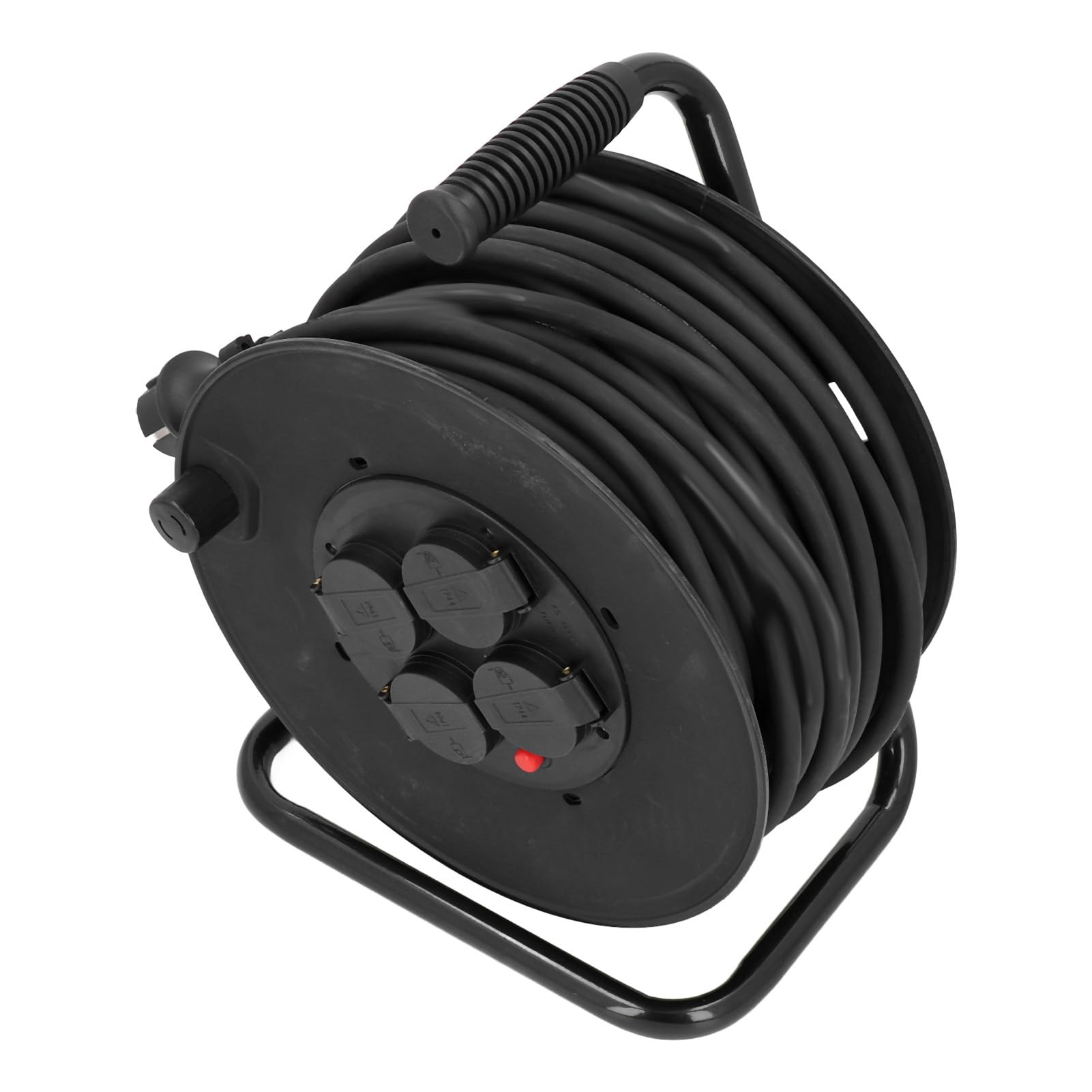 Avvolgicavo per Esterni Resistente 35m 3G2.5mm² IP44 Prolunga Impermeabile per Edilizia e Uso Industriale