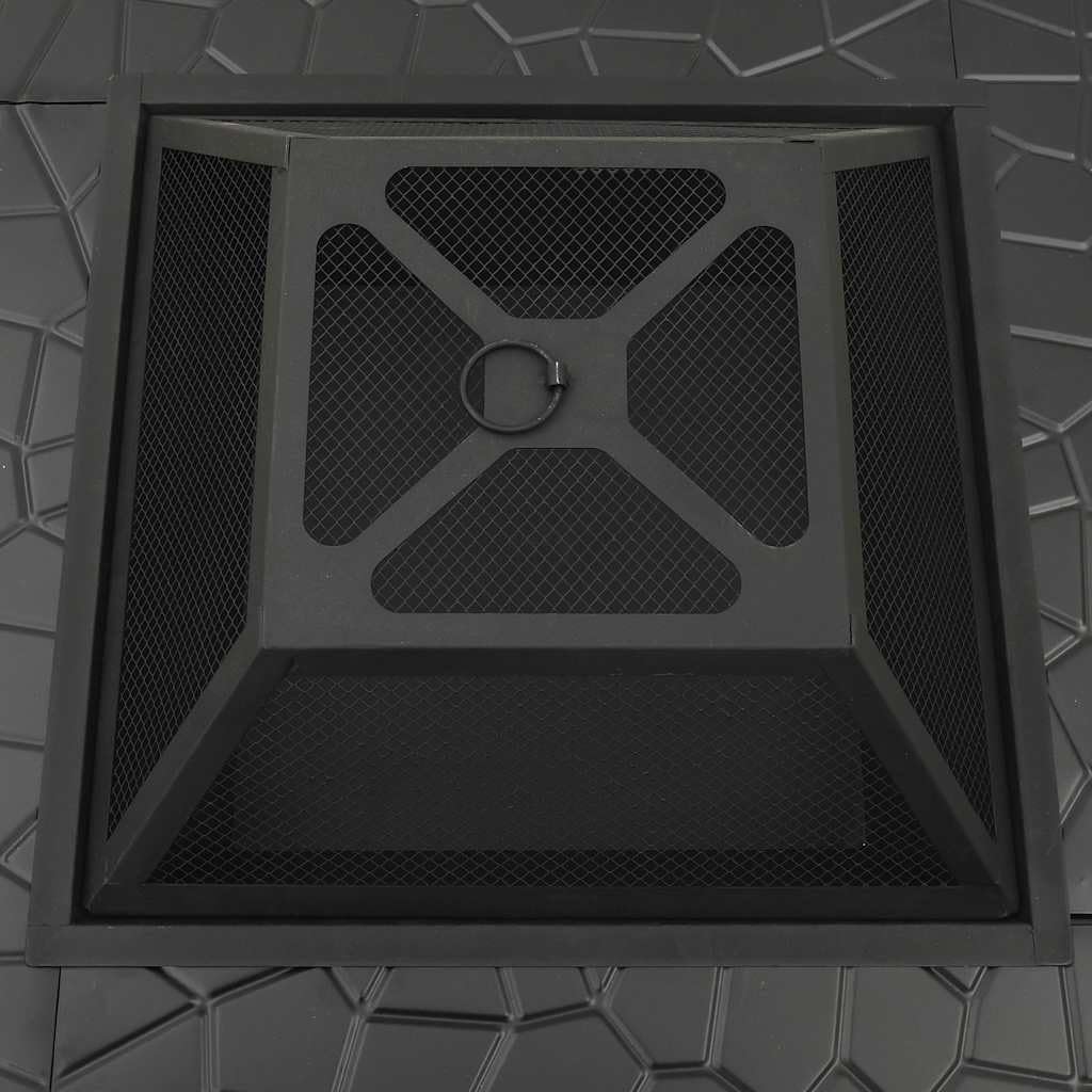 Kominek Patio stal 81 x 81 x 47 cm XXL