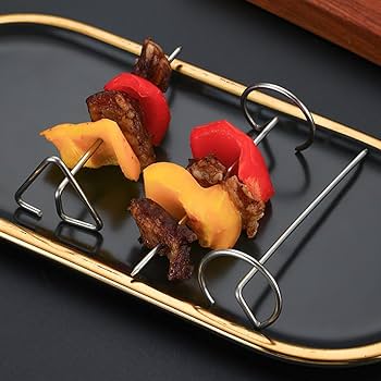 Amazon.co.jp: バーベキュー串 焼き串 BBQツール 串刺し