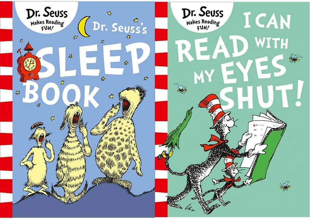 Dr. Seuss’S Sleep Book + I Can Read With My Eyes Shut (Set of 2 Books)