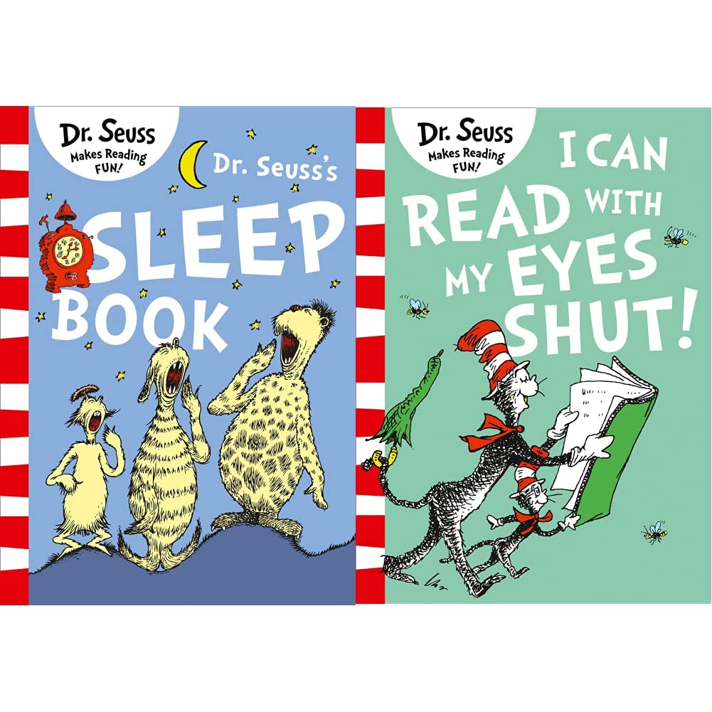 Dr. Seuss’S Sleep Book + I Can Read With My Eyes Shut (Set of 2 Books)