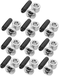 Jump Rope Replacement Screws, 10 Sets Steel Screw Caps