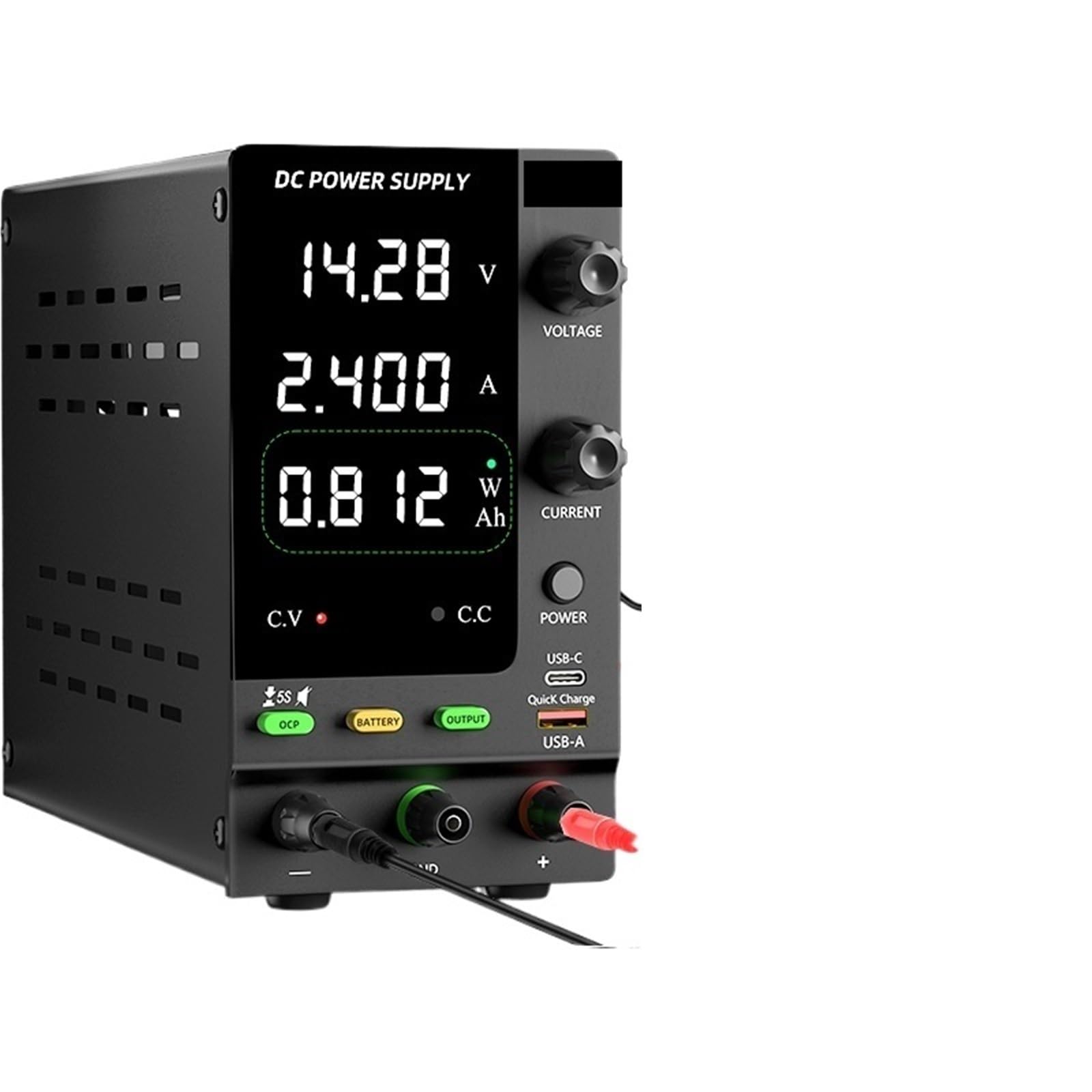 Alimentation CC réglable 30V 5A avec mode de charge intelligent