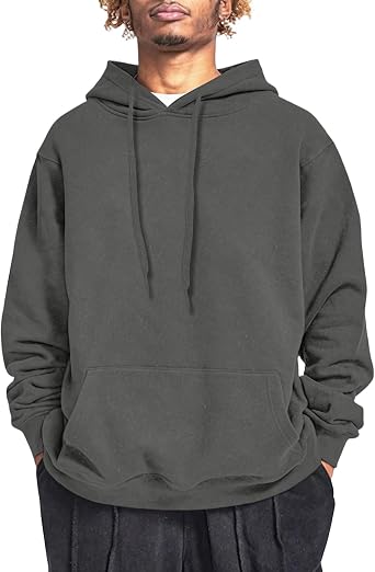 Sweatshirts for Men Long Sleeve Acid Wash Oversized Hoodies