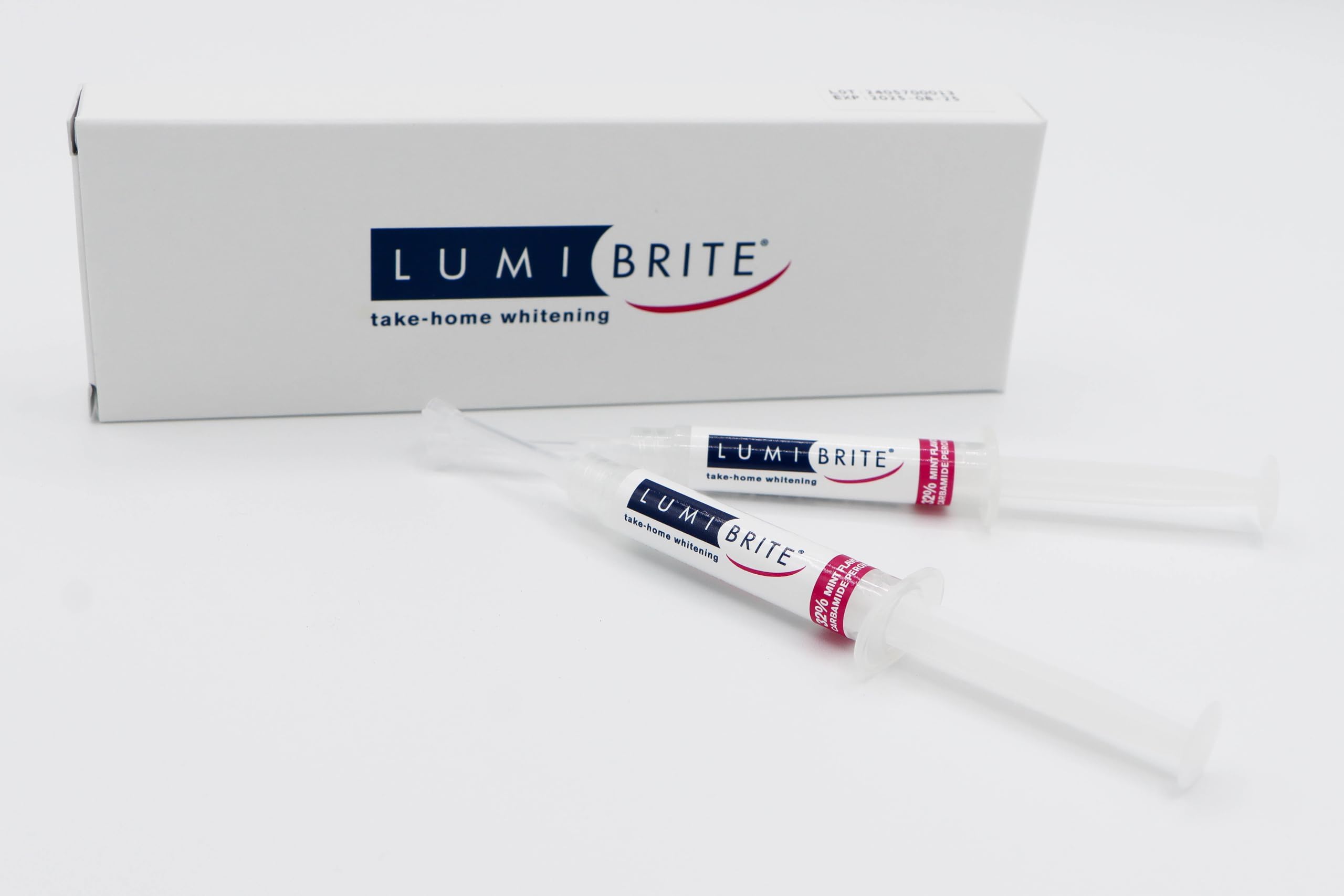 2 Syringes LumiBrite 32% Refill Kit Take Home Whitening Gel Dental