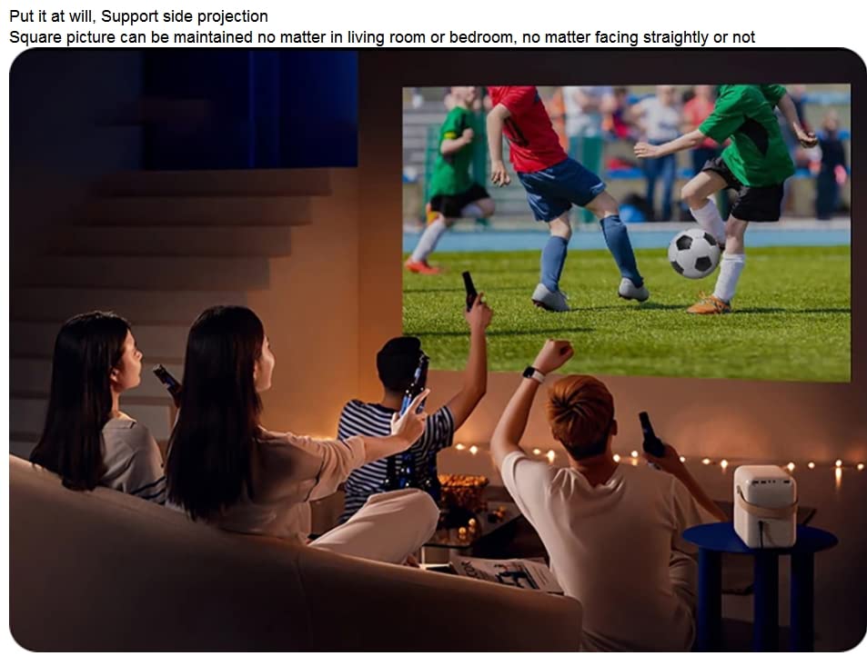 Image of Global Version Wanbo T6 MAX Projector 4K 1080P Android 9.0 Mini Projector 550ANSL Lumens 2G+16G 5G WiFi BT5.0 Projector AI Voice Lamp Life 20,000 Hours 4K Home Theater
