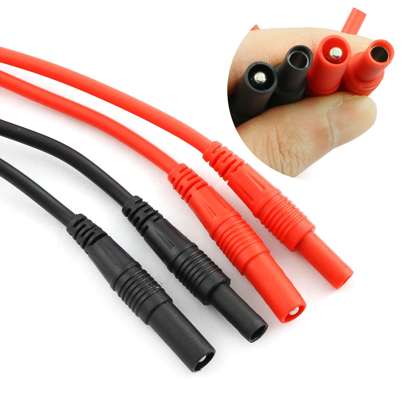AST Labs 4mm Stackable Banana Plug Test Leads – 5 Colors, 3ft, 18 AWG, 15A 9 thumbnail image