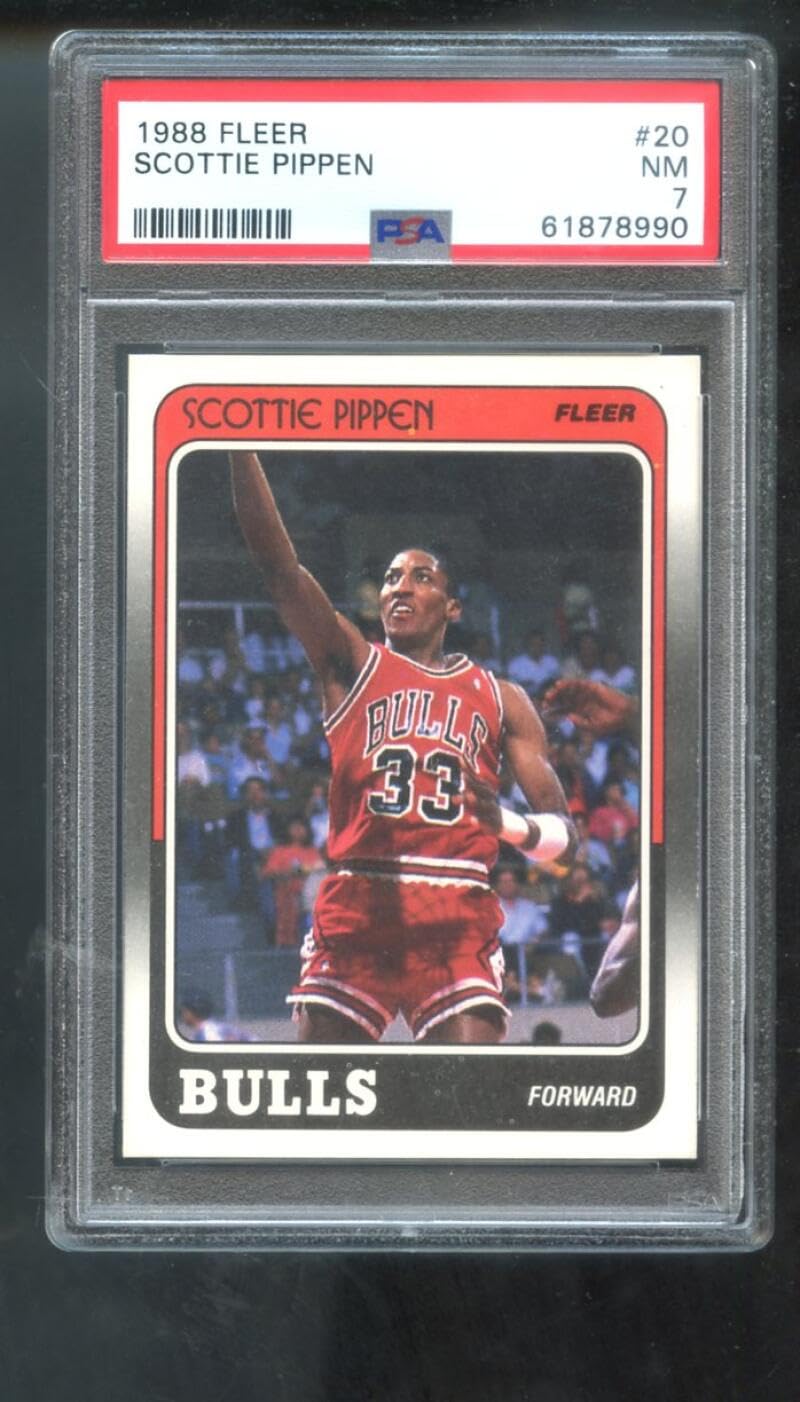 NBAカード　SCOTTIE PIPPEN Amazon.com: 1988-89 Fleer #20 Scottie Pippen ROOKIE RC PSA 7