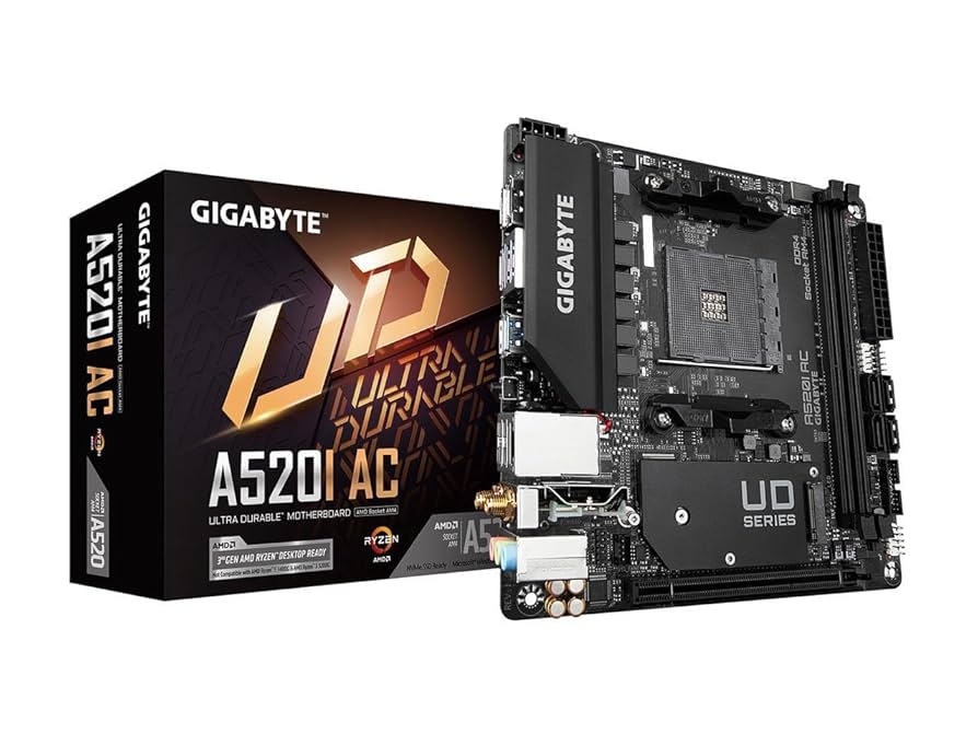 INLAND AMD Ryzen 5 5600X CPU Processor Bundle with Gigabyte