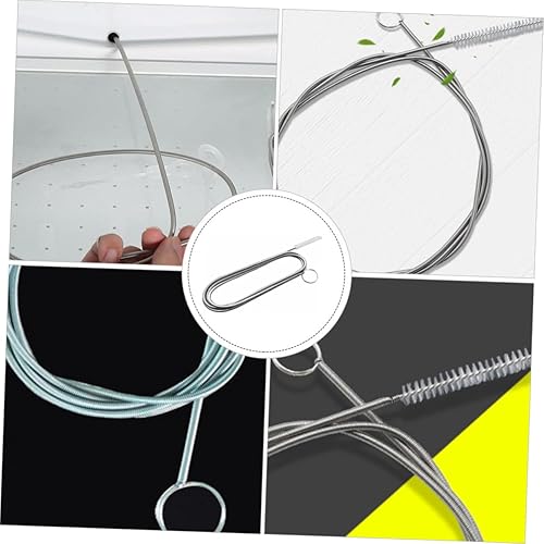 Miniatura 7 de Angoily 2 unids cepillo de limpieza de fregadero de pelo multiuso limpiadores del hogar fregadero drenaje cepillo de limpieza cepillo de fregar agua