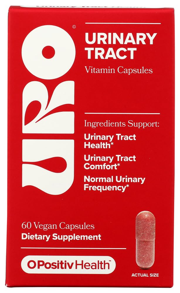 URO Urinary Tract Health Cranberry Pills with D-Mannose – 30-Day Supply