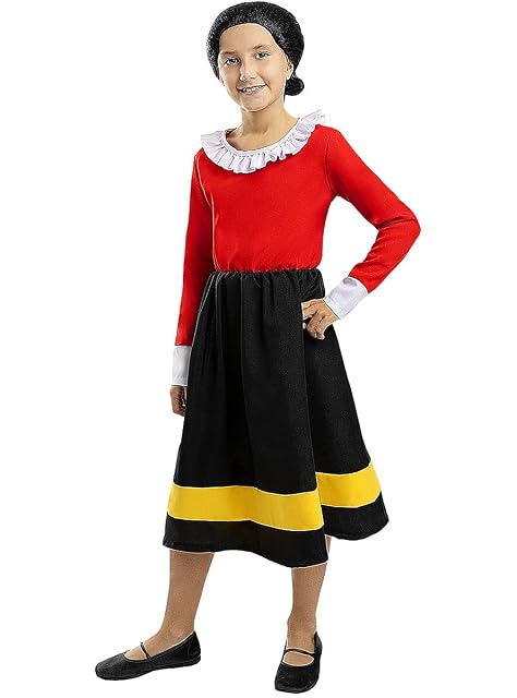 Foto 4 de 8 de Funidelia - Disfraz de Olivia - Popeye para niña - Popeye, Dibujos Animados