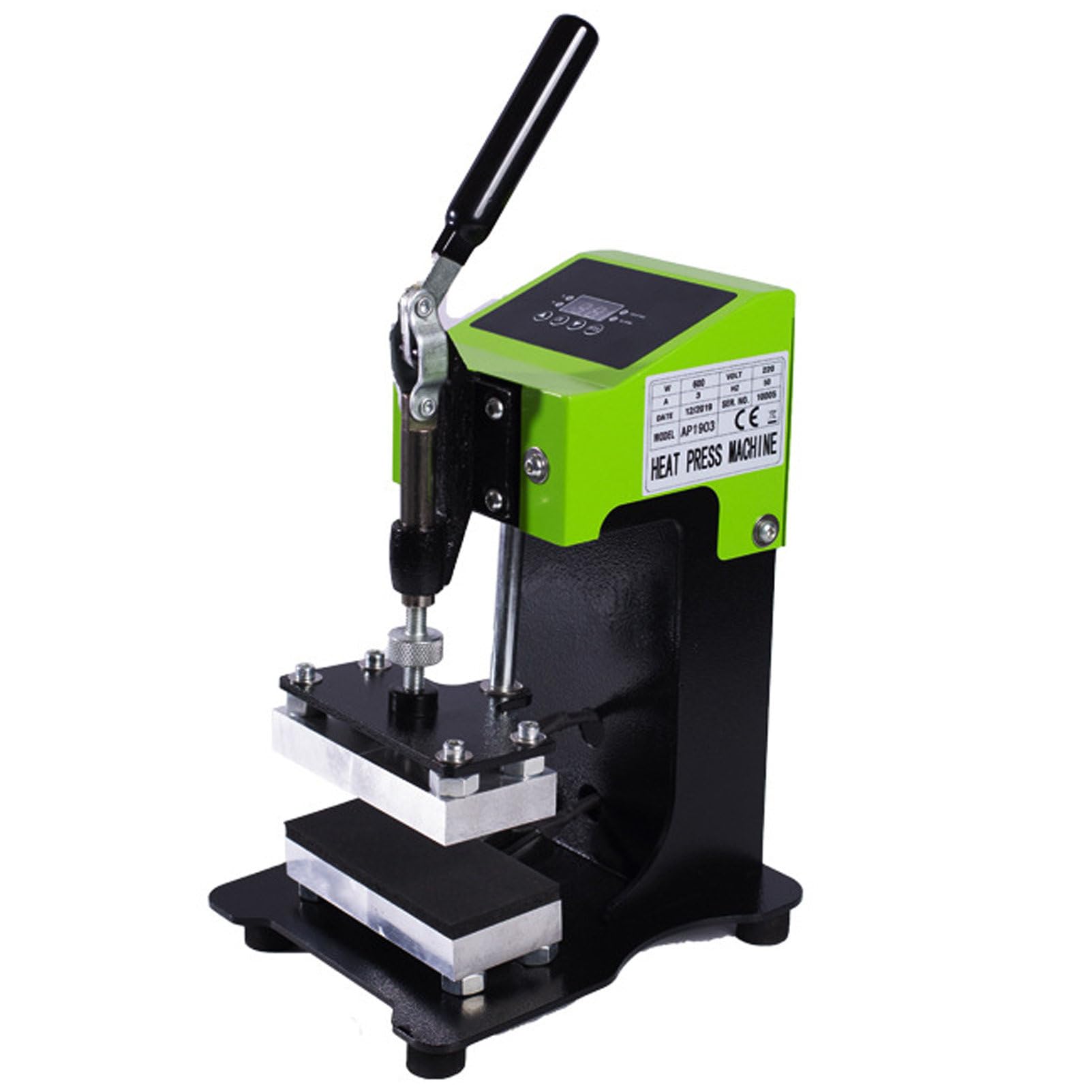 YXZYFPP Manual Rosin Press Heat Machine, 6 X 12cm Portable Press Machine, 600w Rosin Hot Press, High Pressure Rosin Oil Extraction Machine, Perfect for Home