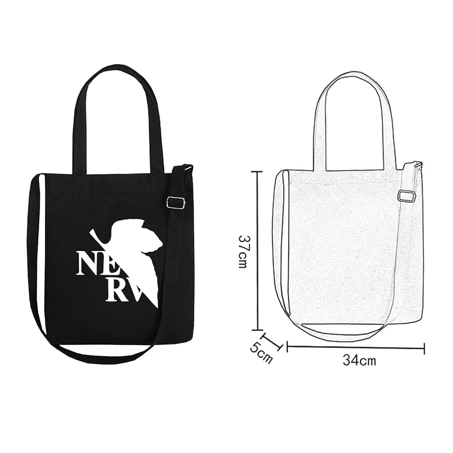 エヴァ　NERV ネルフ　革トートバッグ　新品未使用品 新商品：EVANGELION STOREよりオトナでシックなNERVデザインの合