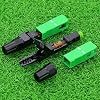 10 Pcs FTTH SC APC Optical Fiber Cable Quick Connector Fast Cold Connection Adapter for CATV Network
