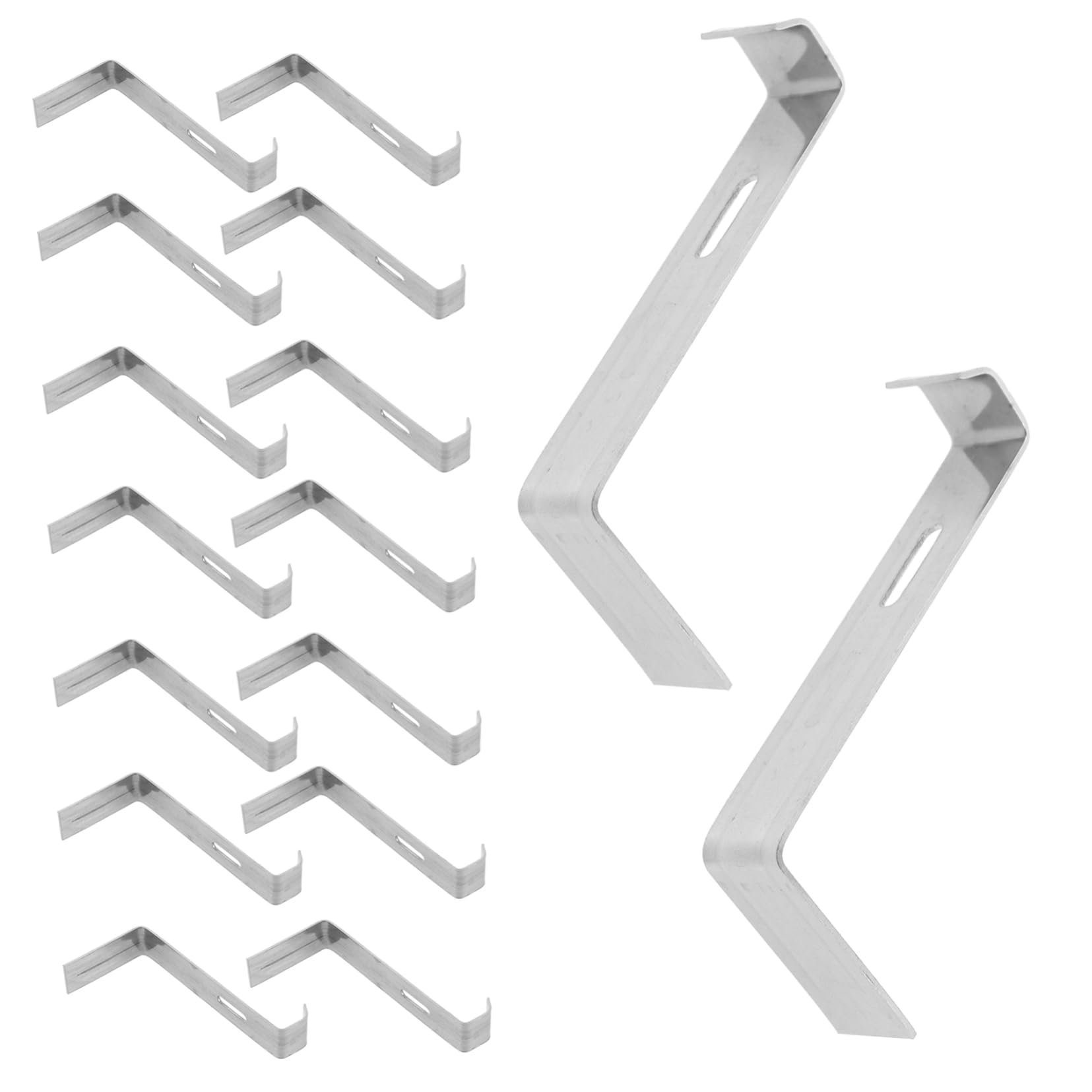 Gadpiparty 60stücke Dachziegelclips Aus Edelstahl Robuste Rutschfeste Metallclips Für Befestigung Von Dachziegeln Verstärkt Für Wetterbedingungen