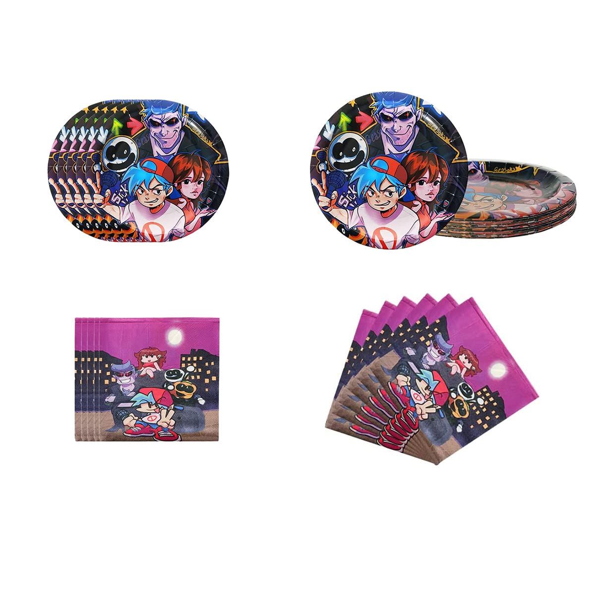 Buy Friday Night Funkin Party Supplies Party Supplies 40pcs include 20