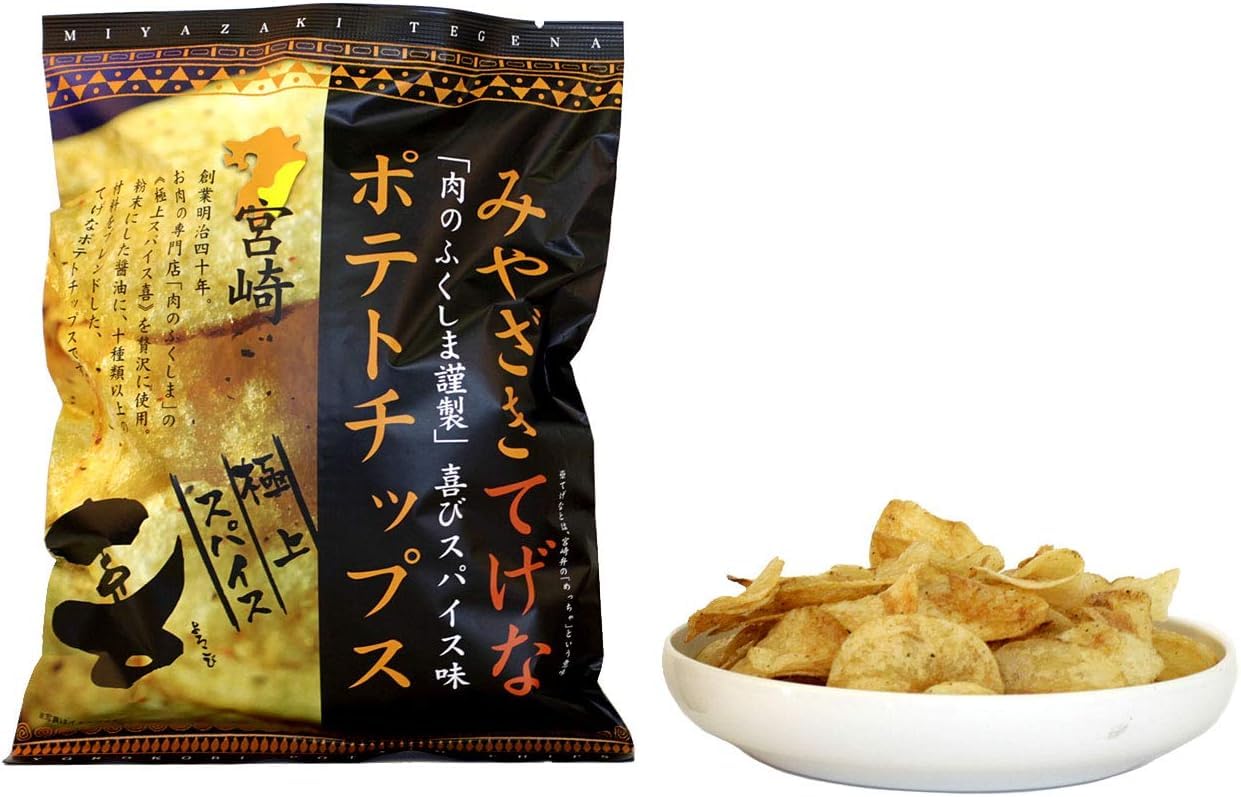 Amazon.co.jp: てげなポテトチップス 喜びスパイス味 120g : 食品