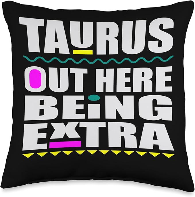 Taurus April May birthday zodiac sign Taurus's men and women Throw Pillow