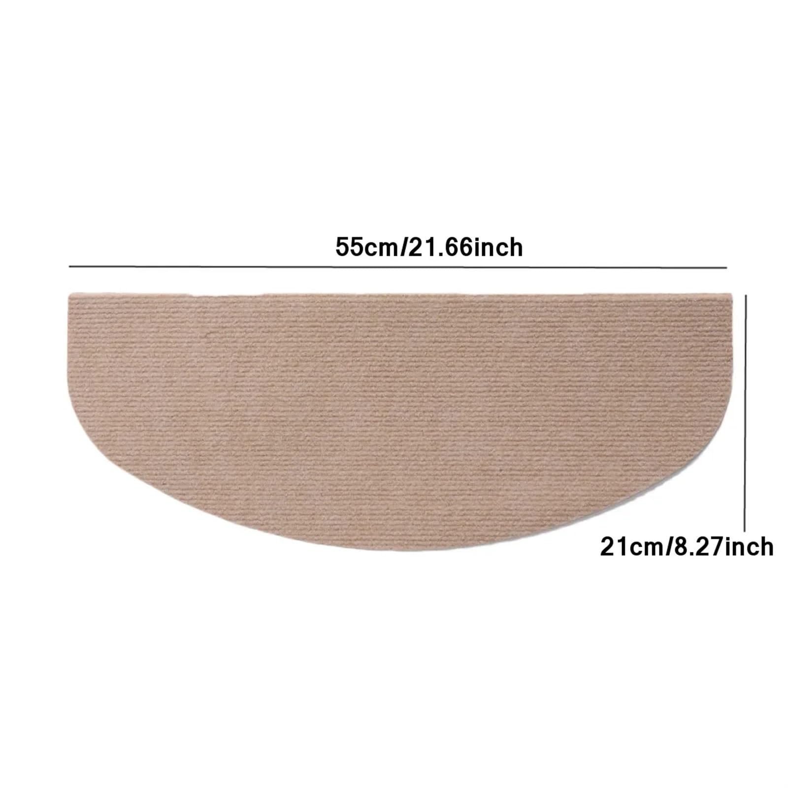 Dywaniki schodowe, 7-częściowy zestaw z PCW, samoprzylepne, 55 x 21 cm, dowolnie przycięte dywaniki antypoślizgowe, podkładki pod schody, dywan, 5 kolorów, podkładki ochronne do domu, mata,